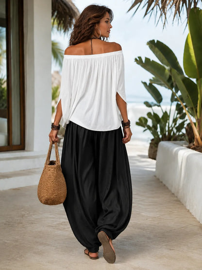 Camelia | Completo Due Pezzi con Spalle Scoperte