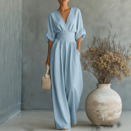 Eloisa | Tuta Elegante a Gamba Ampia