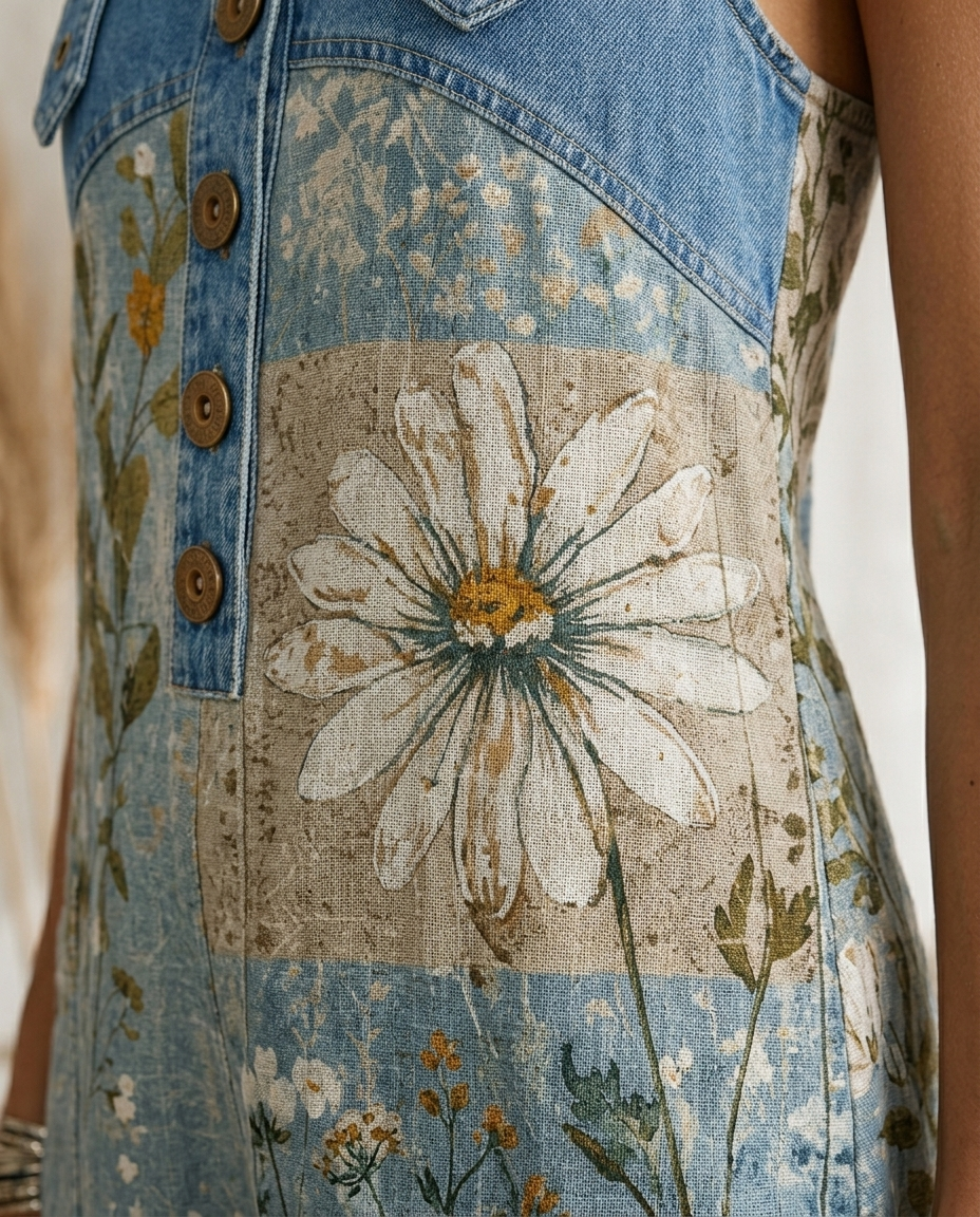 Luna | Tuta a Fiori Vintage