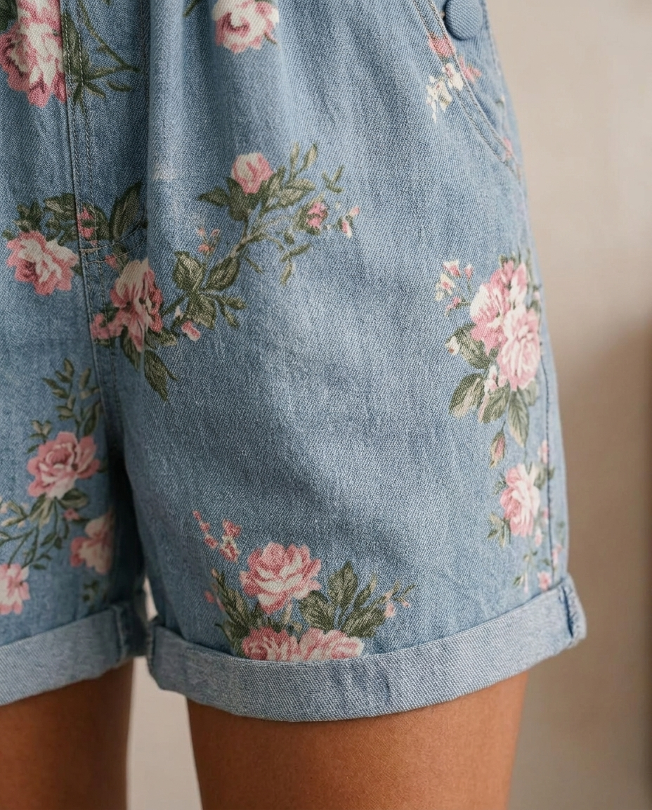 Gloria | Tuta Corta a Fiori